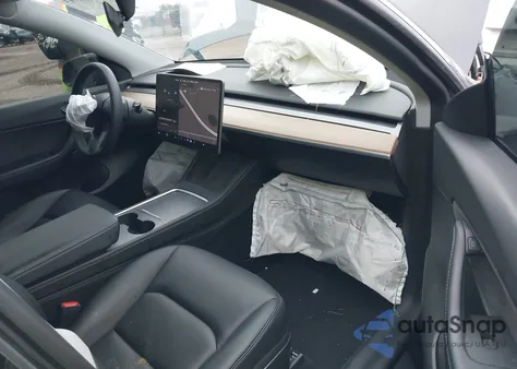 2021 Tesla Model Y Performance Dual Motor All-Wheel Drive из США, поврежденный, VIN 5YJYGDEF9MF250203